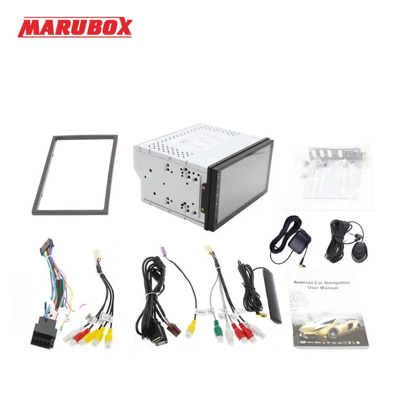 Автомобильный мультимедийный плеер Marubox 7A705DT3 универсальный на Android 7 1 четыре ядра