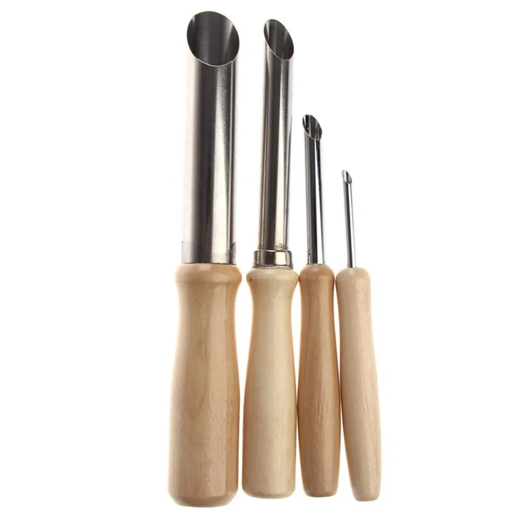 4Pcs Stainless Steel Circle Shaping Pottery Clay Sculpture Tools For