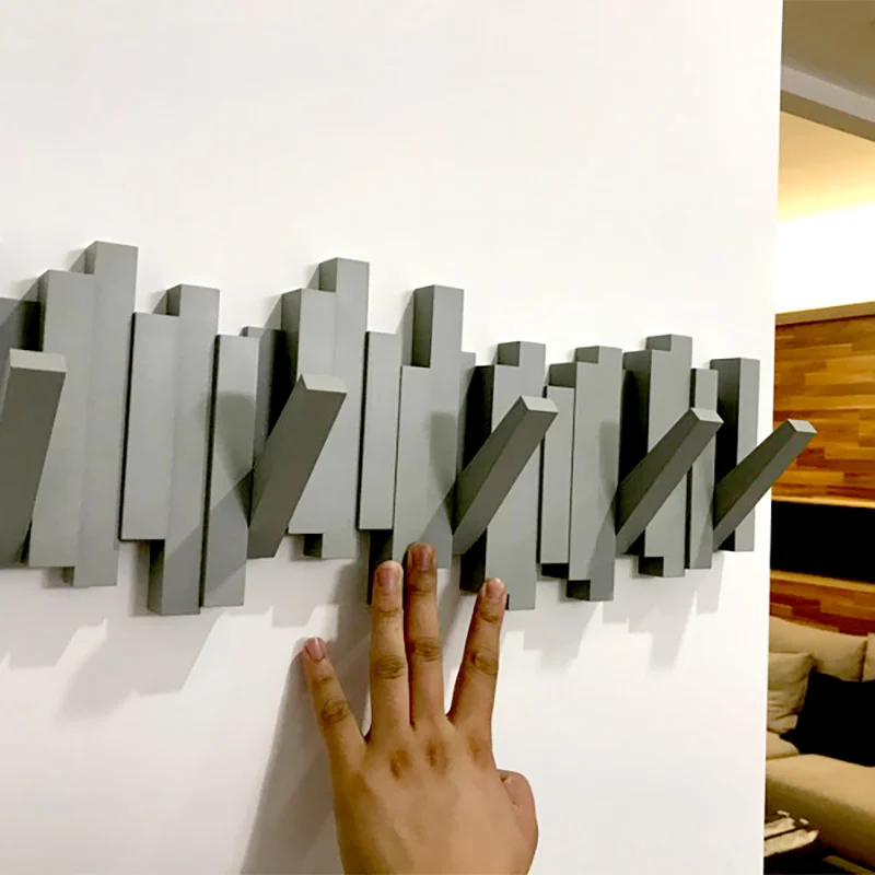 

Nordic Creative White Robe Hook Coat Hook Porch Key Holder Decorative Wall Hangers Wall Racks Hanging Decoration Farmhouse Decor