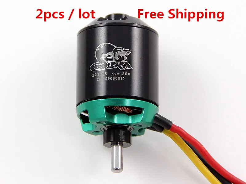 

Cobra Motor C-2221/8 Kv=1860 Brushless Motor,2pcs / lot, R/C model Airplane and Flying Wings, Free Shipping