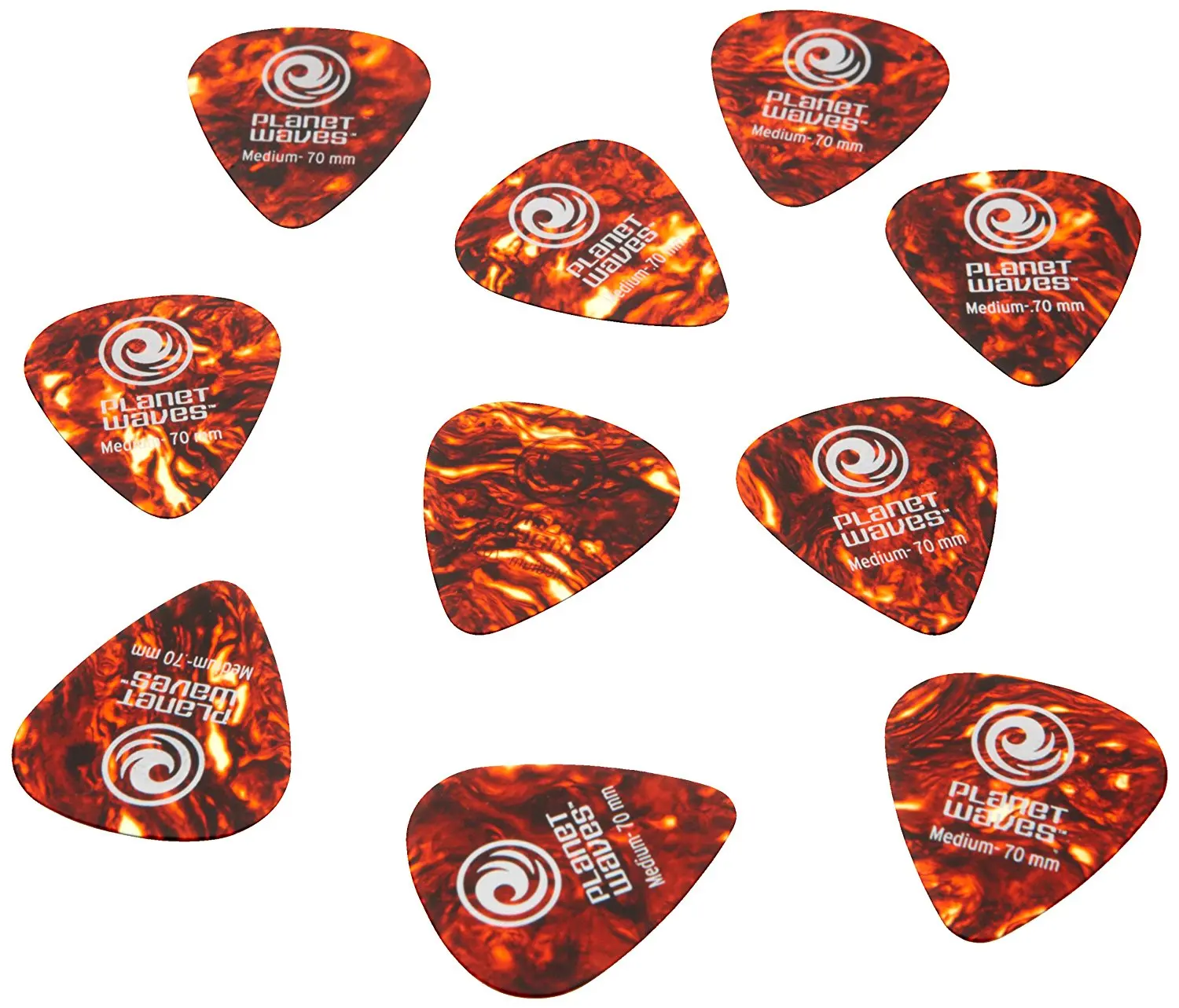 

D'Addario Planet Waves Classic Celluloid Guitar Picks - Shell Color, Sell by 1 Piece