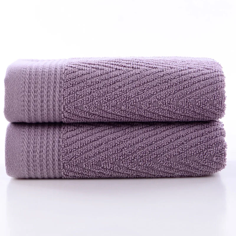 Полотенце для мытья лица, хлопковые однотонные жаккардовые маленькие полотенца для рук, банные полотенца для взрослых 70x140 см, высокое качество, набор полотенец - Цвет: Face towel 2