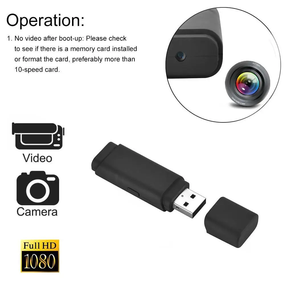

Mini DVR DV USB U Disk 1080P Mini Camera Motion Detection Camcorder Video Recorder wifi camera