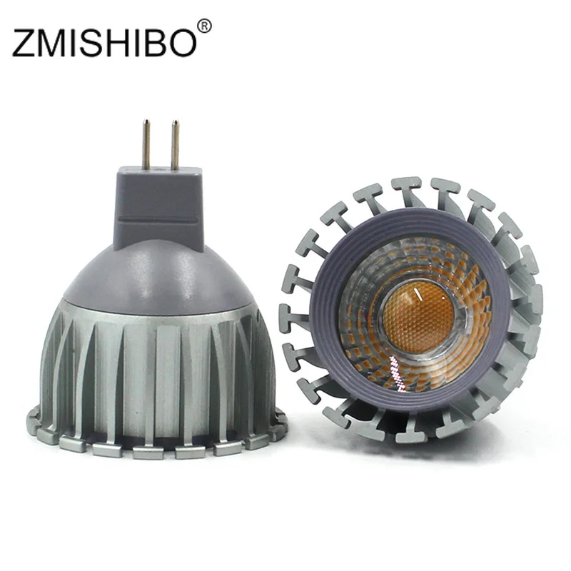 

ZMISHIBO MR16 GU5.3 LED Bulb12V 5W Super Bright Aluminum Cup Spotlight LED COB Lamp Living Room 400lm LED Energy Saving Light