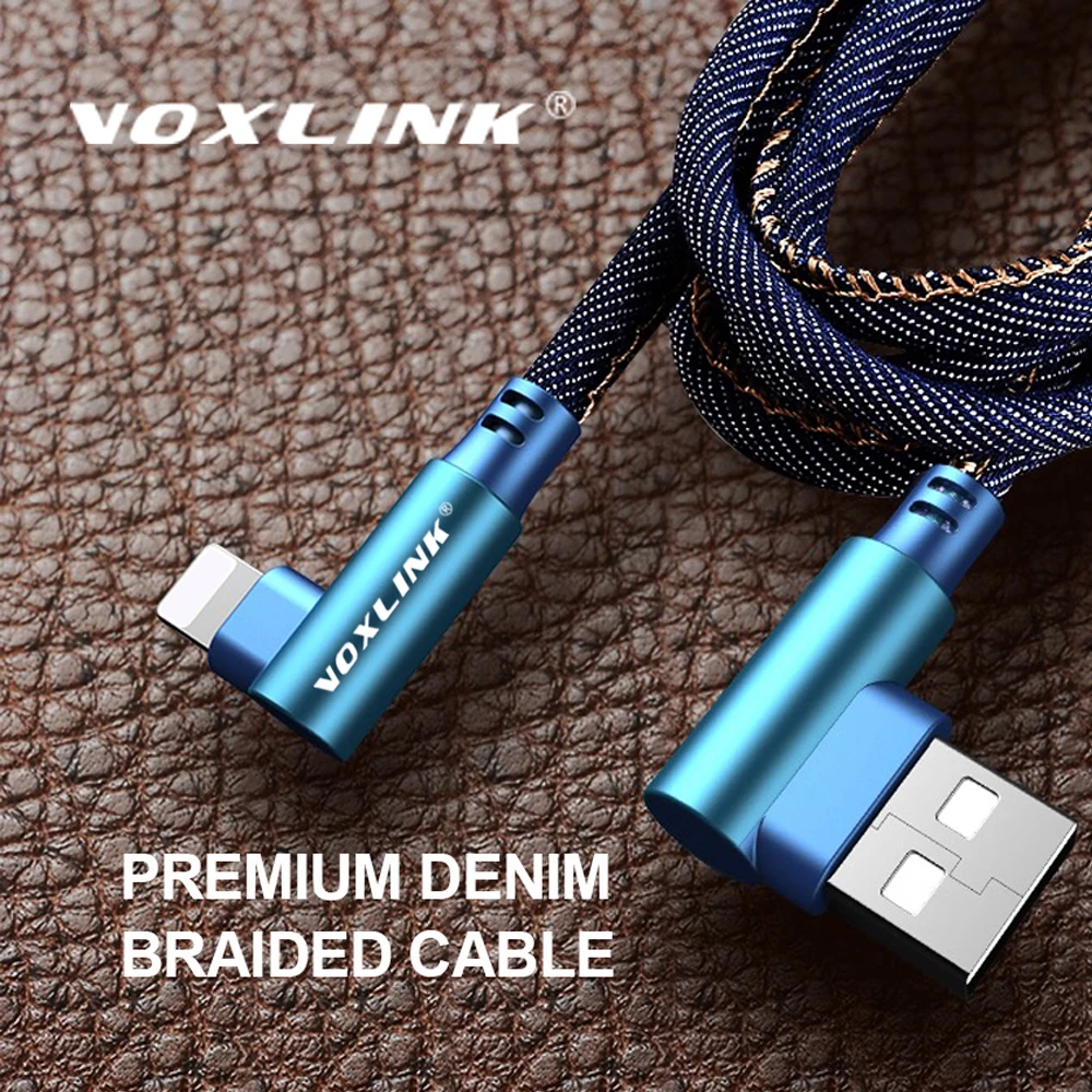 VOXLINK 5 V 2.4A Cable USB para iphone X XS X XR de carga rápida de datos de sincronización de Cable USB para iphone xs max 8 Plus 7 6 6 s ipad mini