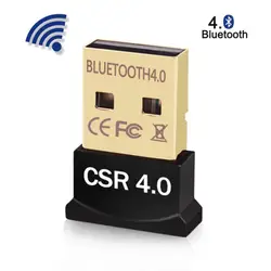 Беспроводной USB Bluetooth адаптер 4,0 Bluetooth Dongle Музыка Звуковой приемник Adaptador передатчик для компьютера портативных ПК