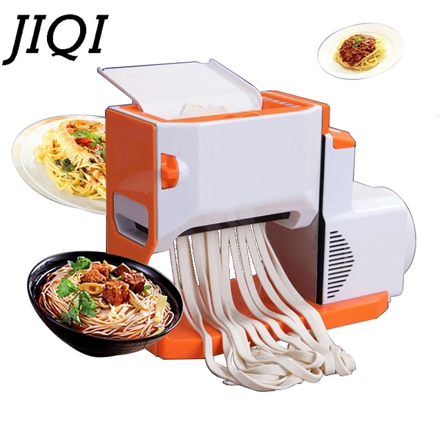 JIQI Electric Noodle Maker Automatic Dough Roller Pressing Pasta Making