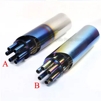 

Universal Modified Motorcycle Exhaust Pipe Gatling Gun Style For Honda Kawasaki Yamaha KTM DUCATI ATV AK023
