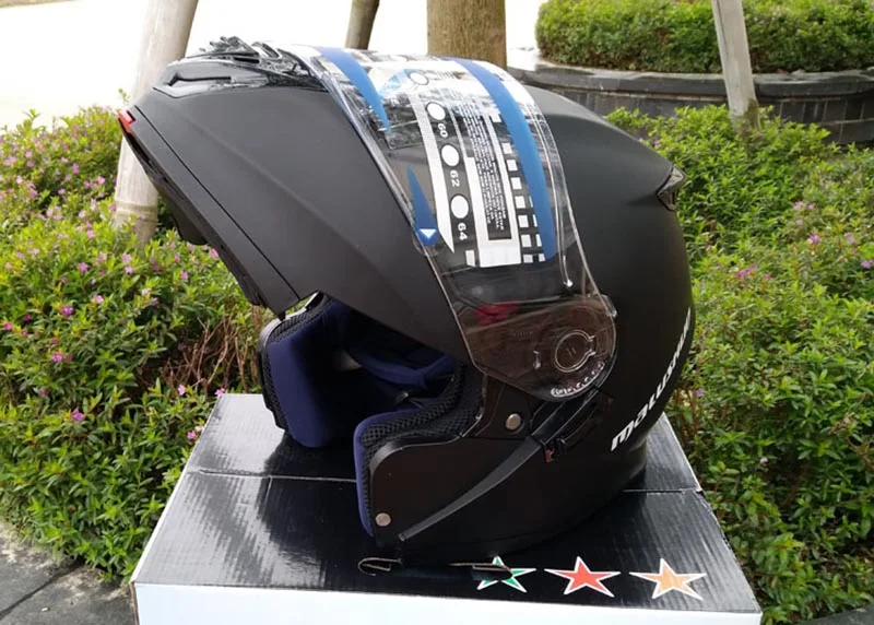 Dot утвержден мотоциклетный шлем с двойным щитком Moto шлем откидной Открытый полный шлем мотоциклетный шлем гонки внедорожный шлем