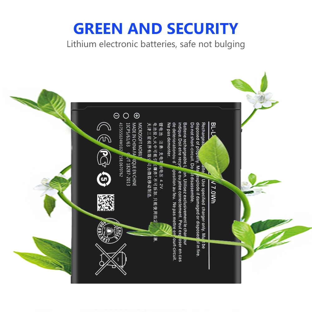 3 7 V BL L4A BLL4A 1905mAh литиевая батарея для замены телефона Nokia Lumia 830 RM 984 535 1090