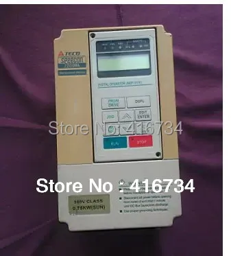 Частотный инвертор Vfd second hand TECO SPEECON преобразователь частоты 380 В 0 75 кВт