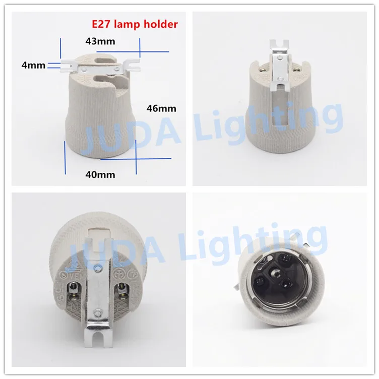 E27, E14, E40, керамический держатель для лампы, керамический и фарфоровый светильник, Цоколь для потолочного светильника, светодиодный подвесной светильник, люстры, сделай сам