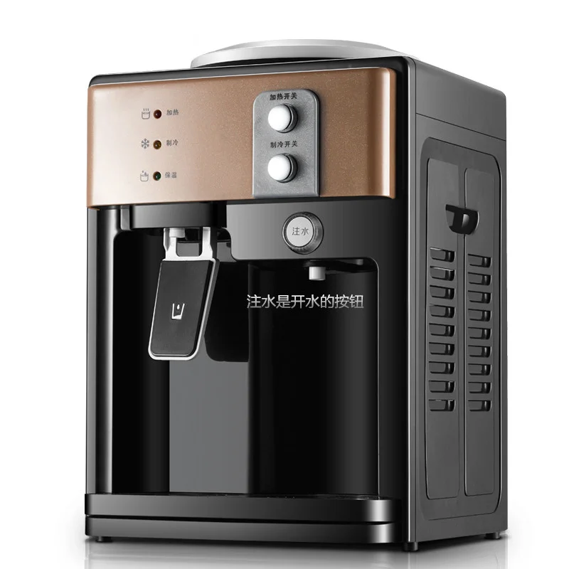 Mini Electric Water Dispenser Desktop Miniature Cold and Hot Ice Cooling Water Cooler Hostel Water Heater Coffee Tea Bar Helper