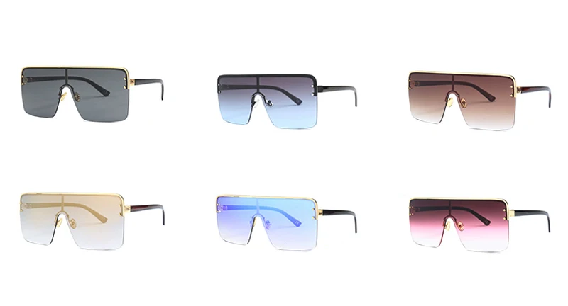 oversized square sunglasses for men detail (3)