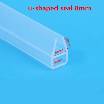 Custom Made Silicone Draught Excluder 6 -12mm Thick Glass Scre (20)