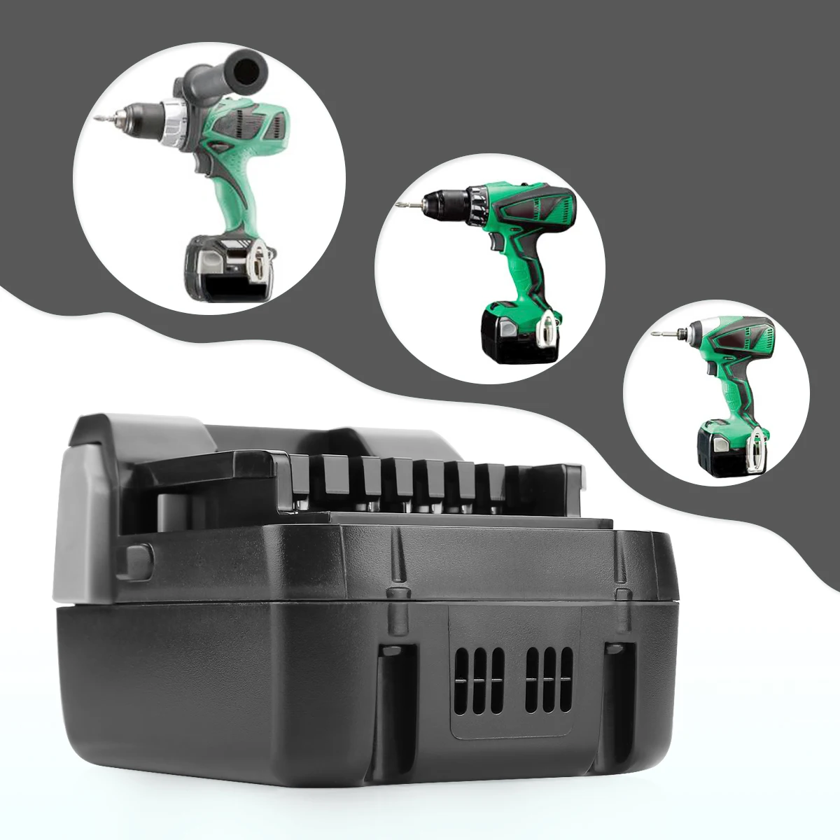 Литий ионный аккумулятор для Hitachi 18 в 4000 мАч BSL1815X BSL1830 330067 330068 330139
