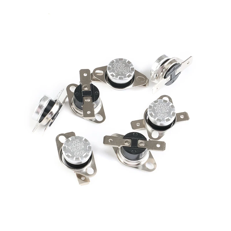 KSD301 250V 10A Normally OpenNormally Close NO Thermostat Temperature Thermal Control Switch DegC 0-95Celsius Degree (2)