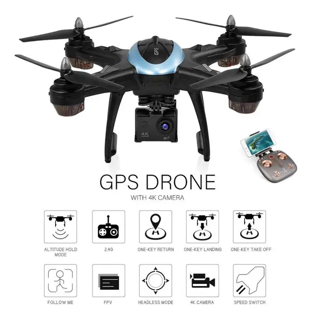 $US $165.48 LH-X38G Drone Dual GPS WIFI FPV Drone With 4K Camera Remote Control Helicopter RC Drone Professiona