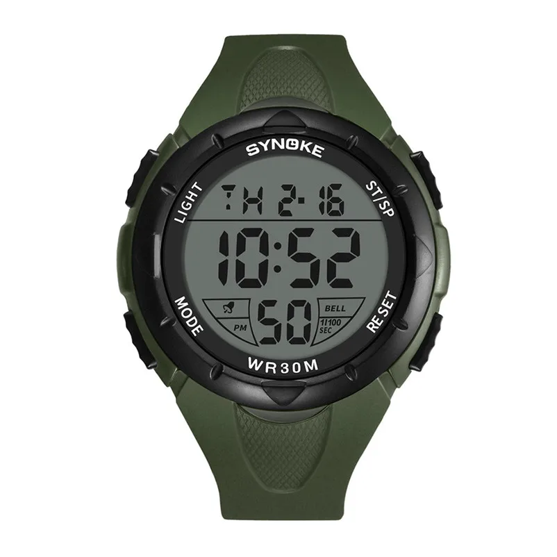 SYNOKE fashion brand men sports watches with Silica gel strap Waterproof Watch LED Digital Double Clock relojes hombre O29#N (8)