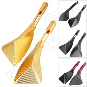 

Rear View Side Wing Mirrors For most motorcycles street bikes cruisers choppers dirt bikes scooters with 8mm & 10mm thread