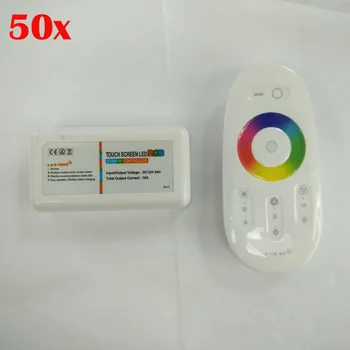 

FREE DHL/FEDEX 50sets/lot RGB Controller 2.4G Wireless RF Touch For RGB Led Strip Light Lamp Bulb