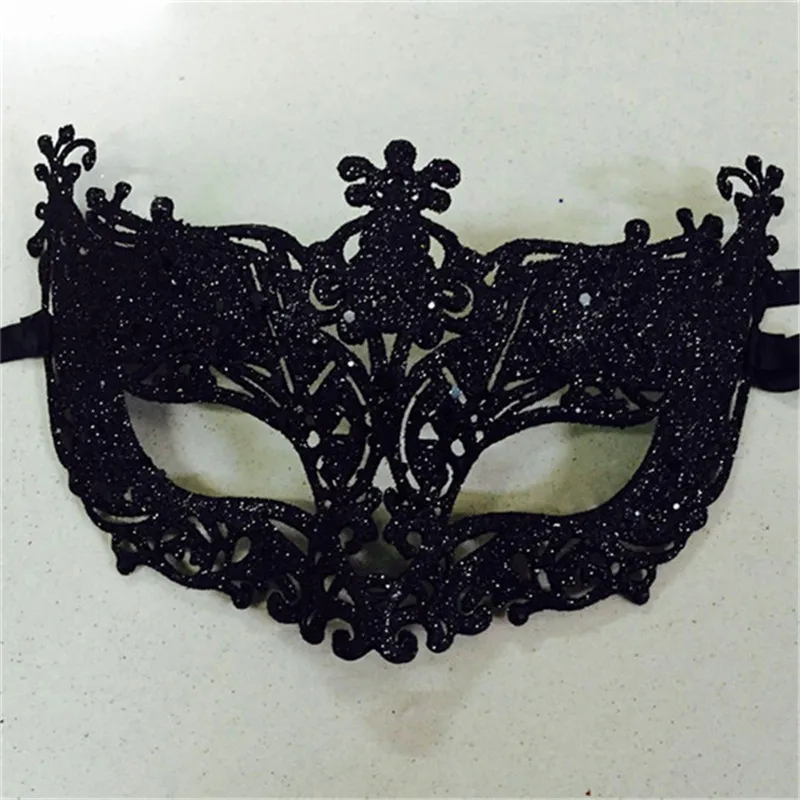 Маскарад представление Половина лица лиса блесток кружева маска Принцесса Венеция маска на Хеллоуин и Рождество вечерние мяч маска
