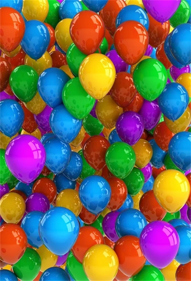 

Laeacco Colorful Party Celebration Balloons Photography Backgrounds Vinyl Custom Camera Photographic Backdrops For Photo Studio