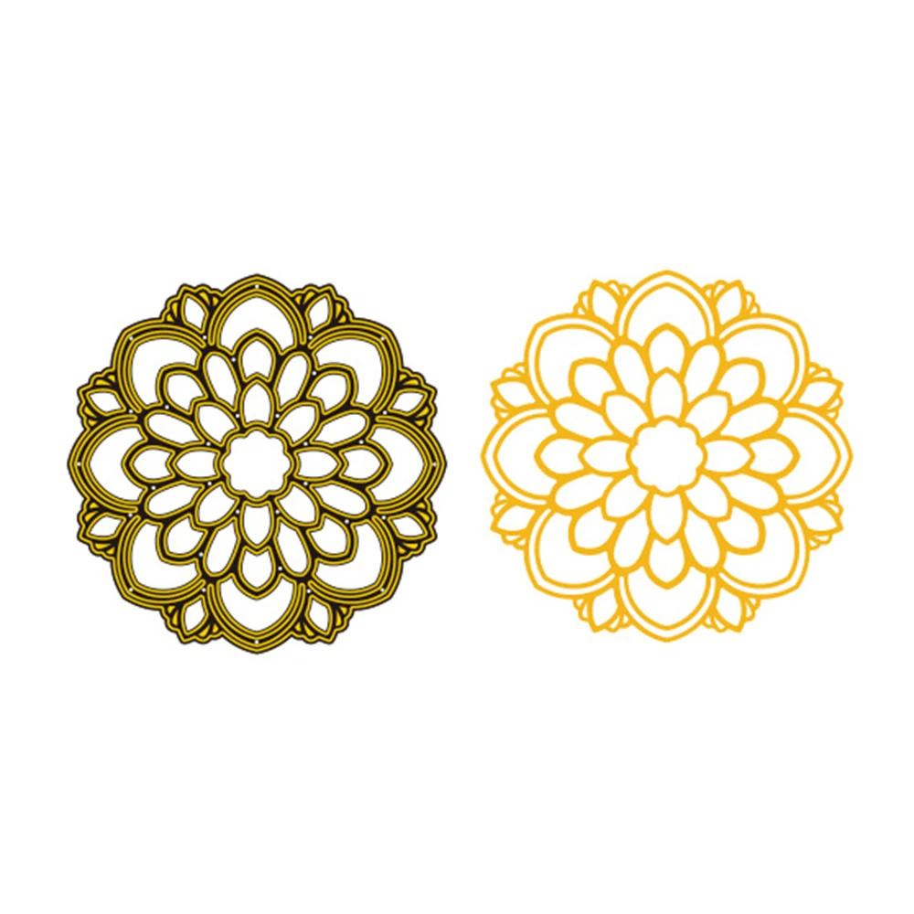 Hemere Flower Round frame Metal Cutting Die For DIY Scrapbooking Embossing Paper Cards Making Decorative Crafts New 2018 82*82mm | Дом и сад