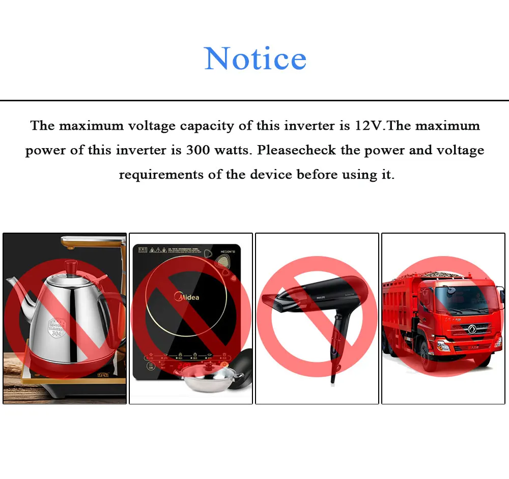 300 Вт автомобильный инвертор постоянного тока 12 В 24 В к ac 110 В 220 В с переходник на американскую розетку и двойной usb-порт