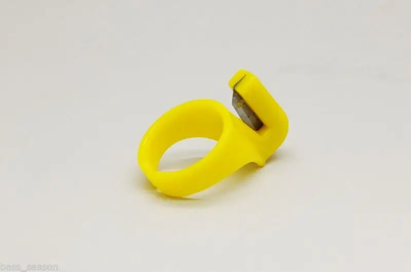 

1 Pcs Line Cutter Ring Knife Cutter Sew Adjustable Fit FINGER CUT String Yam