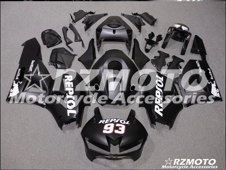 Мотоциклетный обтекатель abs Подходит для Honda CBR600RR F5 2013- корпусные детали плесень черный ACEKITS Магазин № 0089