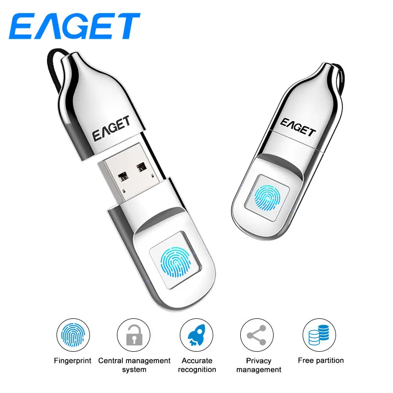 Eaget USB Flash Drive 32GB Usb 2.0 Flash Disk Pendrive 64GB Fingerprint Encryption Pen drive U Disk Mini USB Stick For Laptop PC Eaget USB Flash Drive 32GB Usb 2.0 Flash Disk Pendrive 64GB Fingerprint Encryption Pen drive U Disk Mini USB Stick For Laptop PC