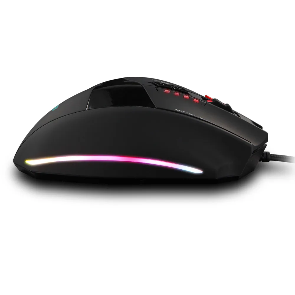 Zelotes C13 игровая мышь 7000 dpi 13 программируемых кнопок RGB светодиодный свет мыши Носимых устройств дропшиппинг