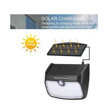

48 leds split solar panel indoor Light solar led bulb strips lamp constant light 4H for garden Door Step Stair Fence camp street