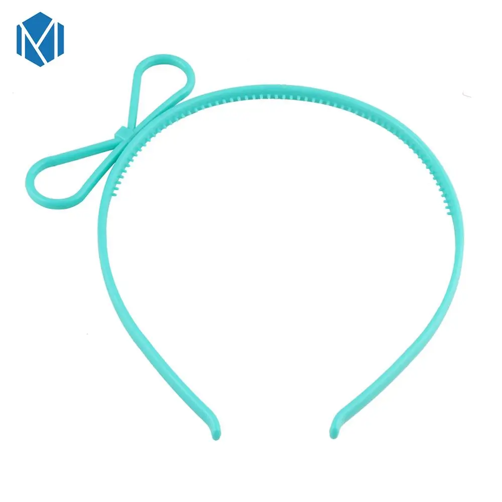 bowknot C M MISM 1 шт., ободки с кошачьими ушками для девочек, корона, тиара, принцесса, с пластиковым животным, лента для волос, Бабочка, бант, аксессуары, головные уборы для девочек - Цвет: bowknot C