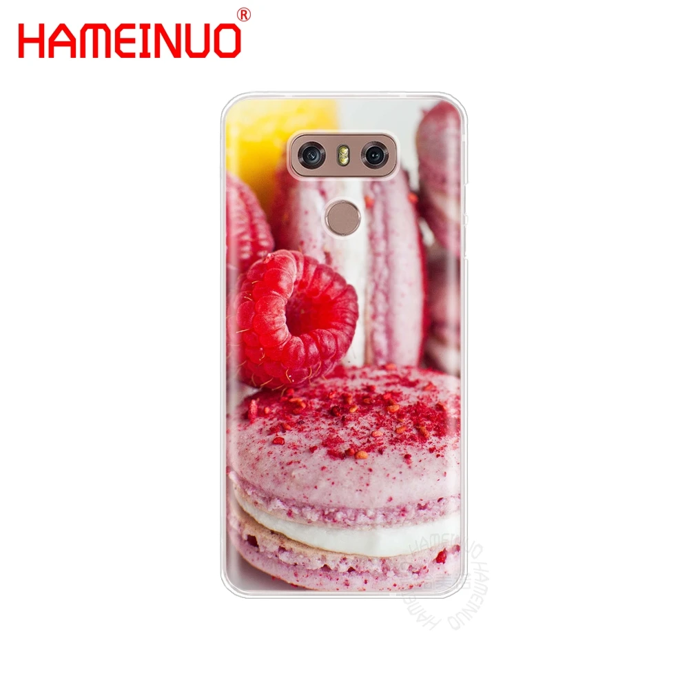 HAMEINUO чехол для телефона с изображением еды печенья Макарон Для LG Q6 G6 MINI G5 K10 K4 M250N