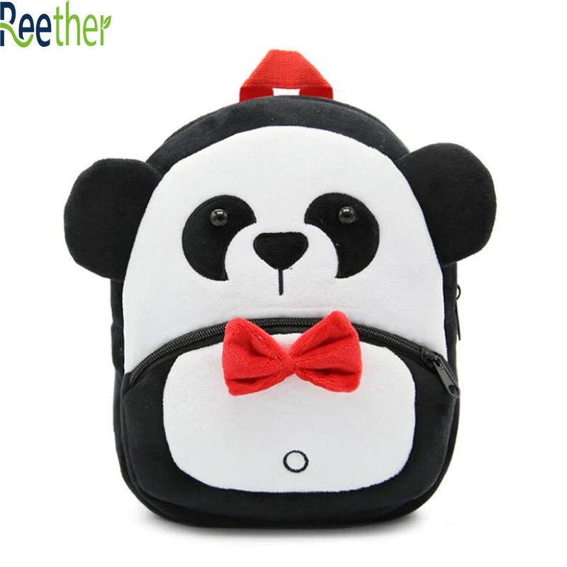 Reether Cute Panda Baby Backpack Plush Lovely Cartoon Backpack Children