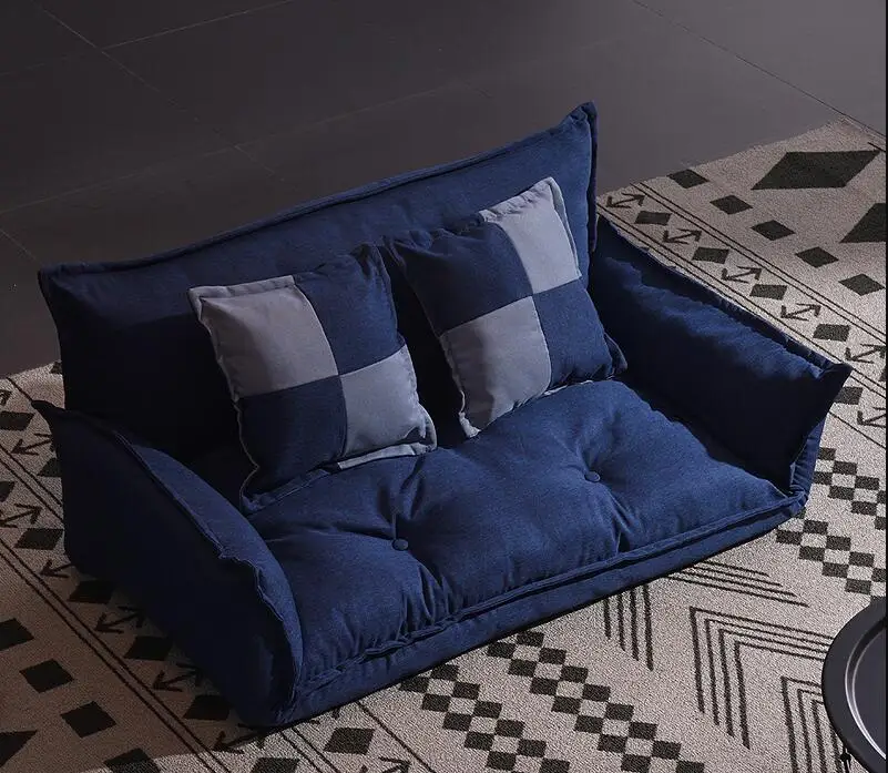 Home Adjustable Floor Sofa Chair Back Support Padded Folding Couch Multifunction Lovely Bedroom Lazy Sofa Loveseat Japan Futon