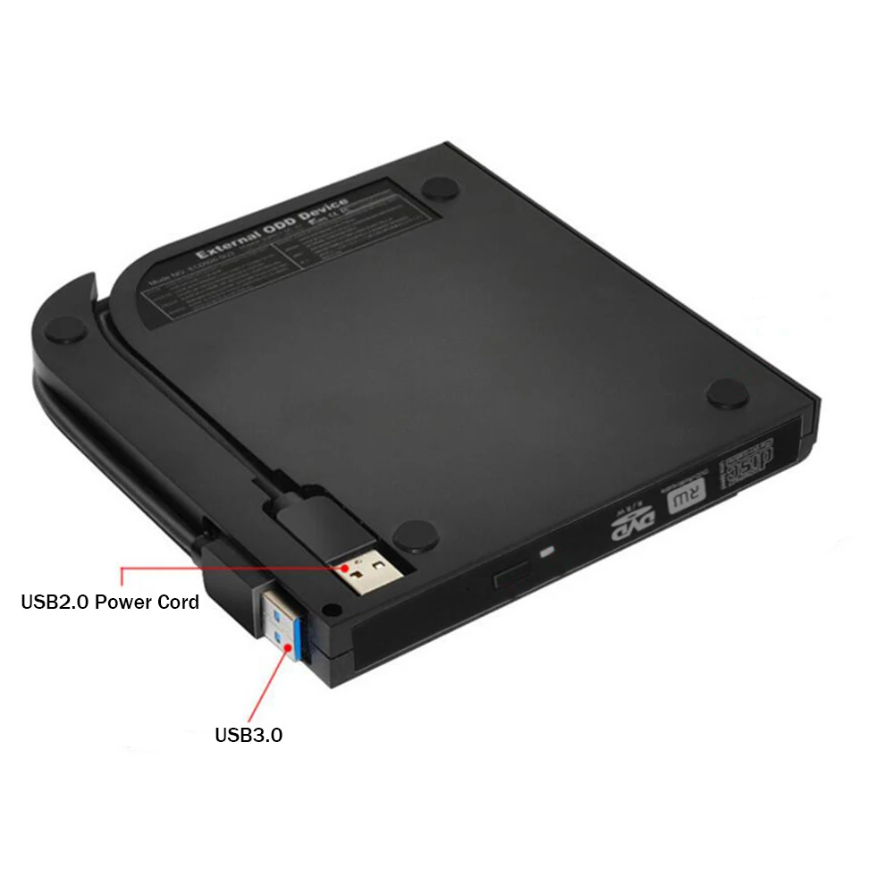 Внешний DVD проигрыватель USB 3 0 CD портативный оптический привод для ноутбука