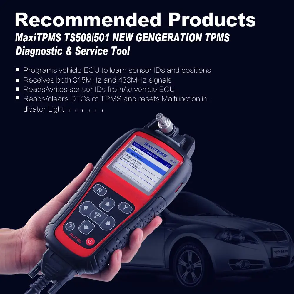 Датчик Autel TPMS датчик MX Sensor 315 МГц инструменты для ремонта шин Поддержка