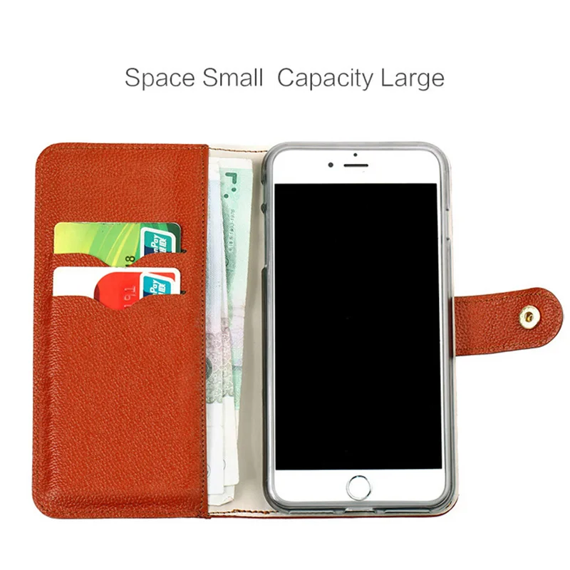 

small embossed pattern card slot for Samsung galaxy s9 mobile phone case hand-made custom genuine Leather flip phone case