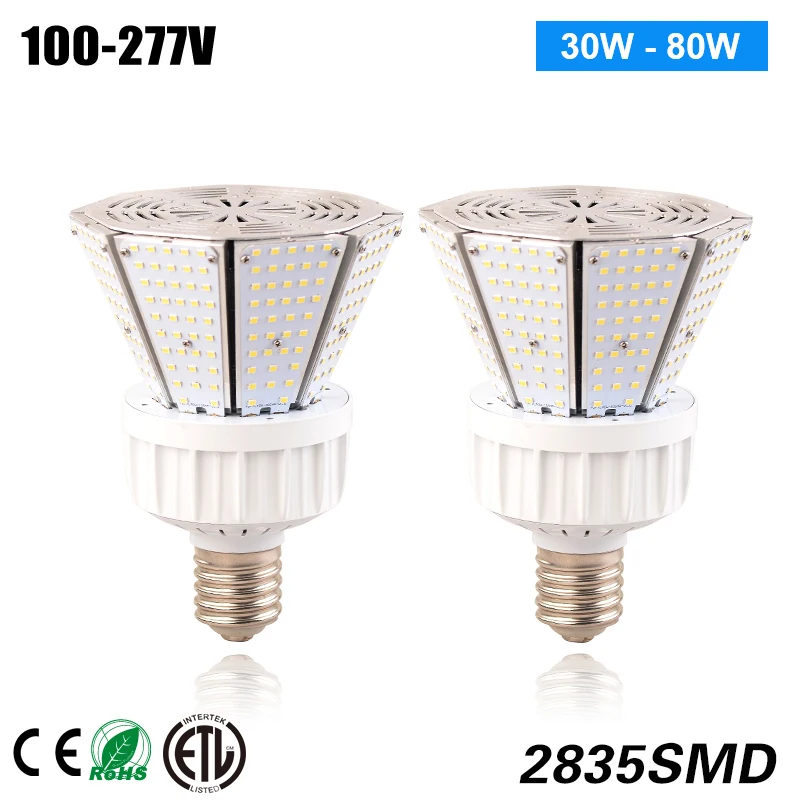 

E27 30W 40W 50W 60W 80W LED Bulb Street Light lighting AC85-265V Aluminum Umbrella Lamp Warehouse Spotlight