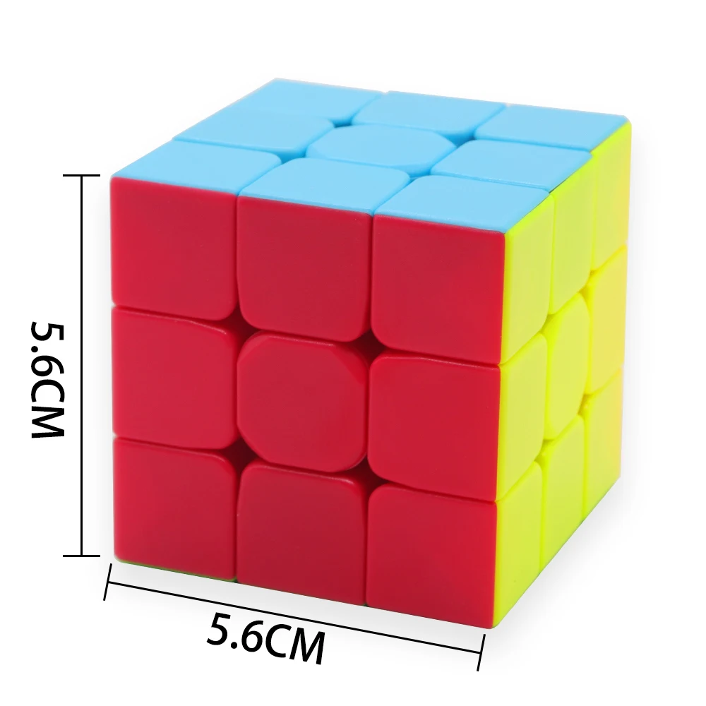 Qiyi воин W 3x3x3 Скорость Cube Stickerless Интеллектуальный Магический кубик паззлы красочные развивающие игрушечные лошадки для детей