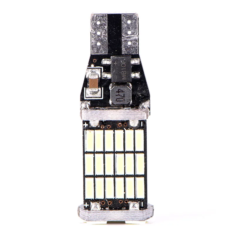 

1PCS T15 W16W 45 SMD 4014 Error Free LED Car Reverse Back Light Bulbs 6000K White