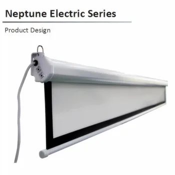 

N12HB 16:9 HDTV,80 92 100 110 120 135inch Neptune Electric 2 series Motorized electrical projector screen with matte white B