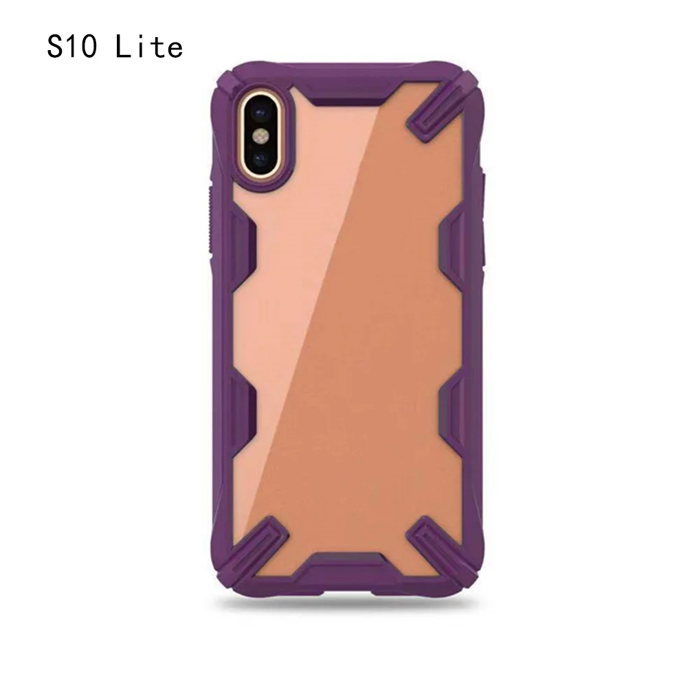 Anti Fall Fashion Bumper Cover Phone Case Shockproof Armor Durable Protection Accessories Cellphone Anti Scratch For Samsung S10