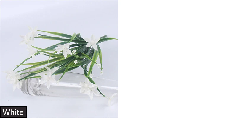 Бабочка пластиковые цветы зеленая трава растения искусственные поддельные Флорес Декоративные цветы для искусственного газона украшение для дома ваза