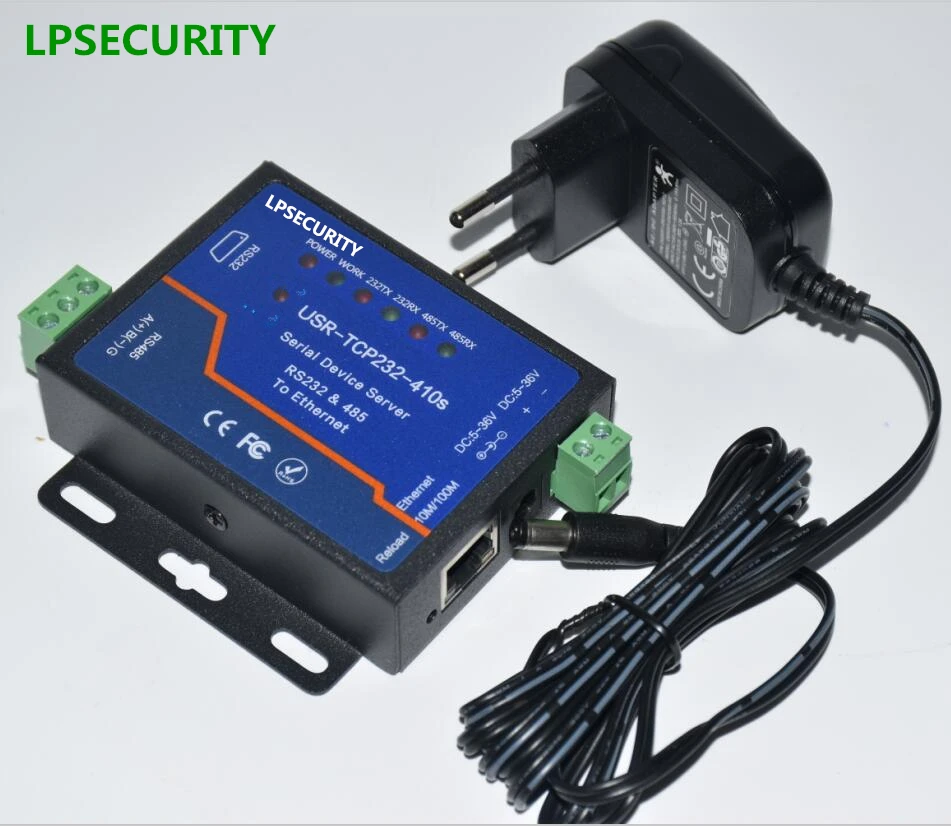 USR TCP232 410s двойной последовательный RS485 RS232 для Ethernet сервера TCP/IP сети|tcp ip|rs232 rs485 to