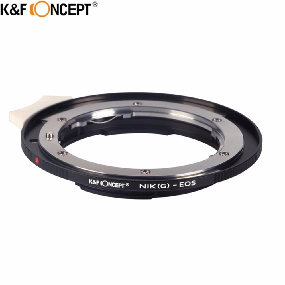 

K&F CONCEPT Camera Lens Mount Adapter Ring fit for NIKON G/Olympus OM Mount Lens on for Canon EOS EF Mount Camera Body