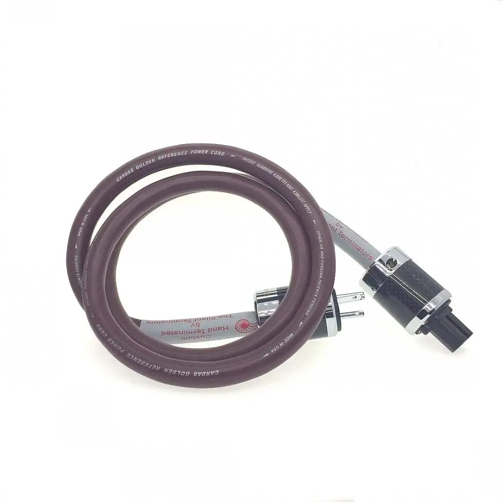 

Vinshle Cardas golden reference DIY Power cord US Carbon Fiber FI-50M (R) & FI-50 plug